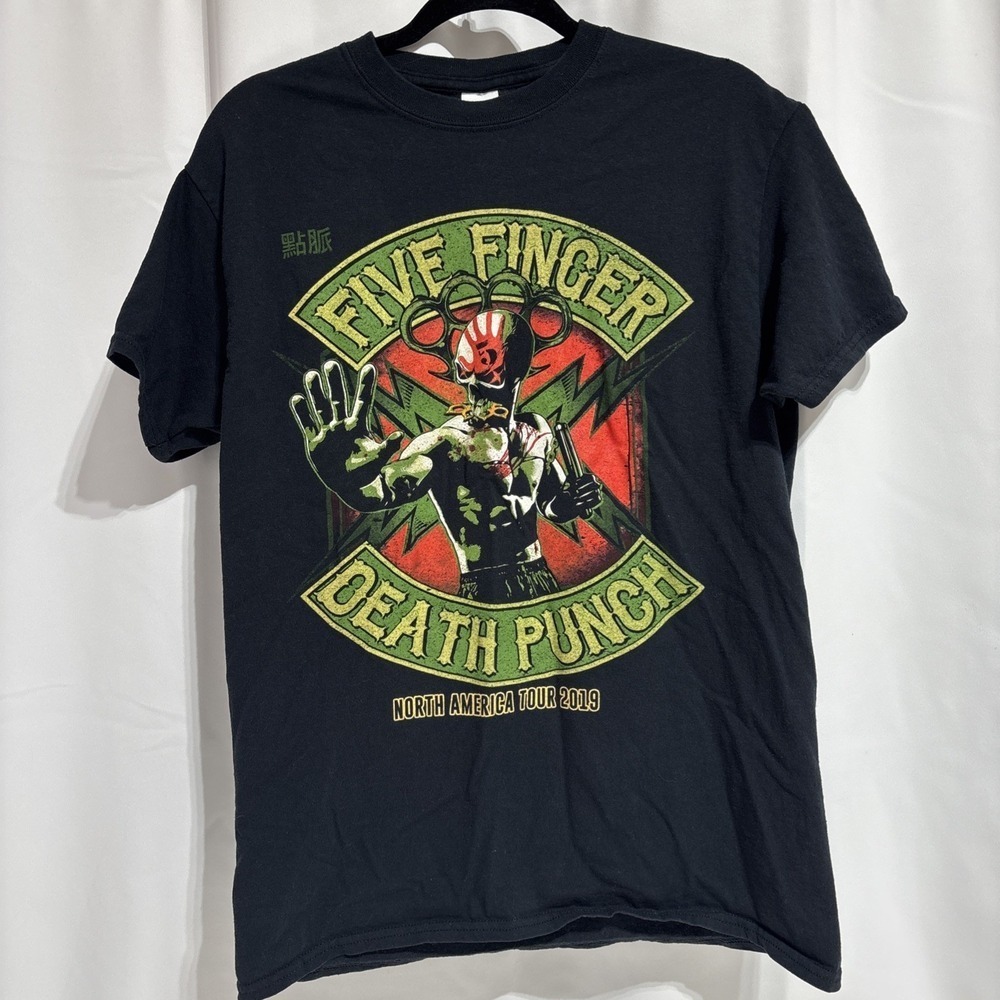 FIVE FINGER DEATH PUNCH OFFICIAL MERCH BAND CONCERT MUSIC T-SHIRT MENS M